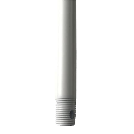 48in Ceiling Fan Extension Downrod In Matte White